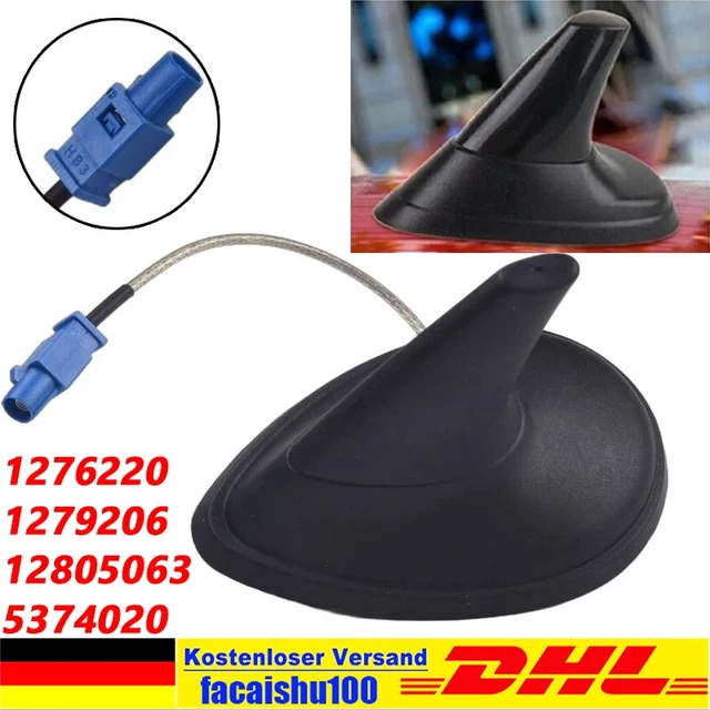 Antenne Navigation Saab 9-3 2003-2012 Et 9-5 2002-2009 - Compatible OEM 12762120, Base ABS Noir - 4