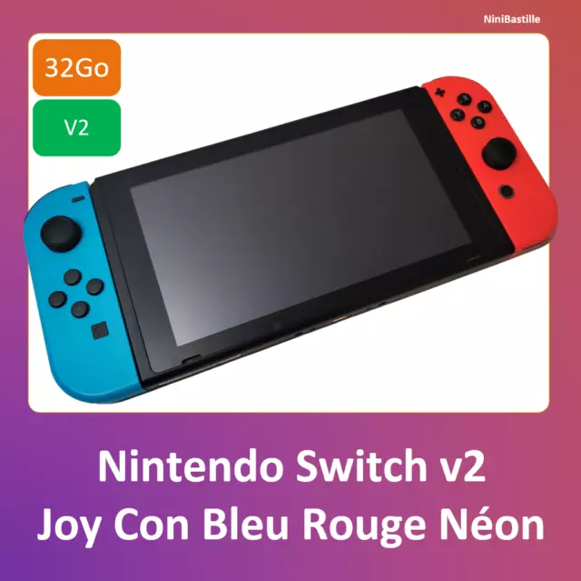 Switch & Mario Kart 8 Deluxe - Console de jeux portables 15,8 cm (6.2) 32  Go Écran tactile Wifi, Noir, Bleu, Rouge - Nintendo