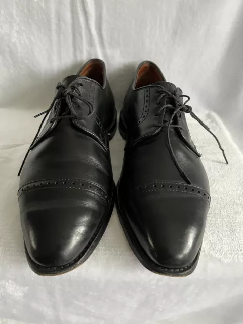 Allen Edmonds Clifton Men’s Black Leather Cap Toe Oxford Shoes Size 11.5 3