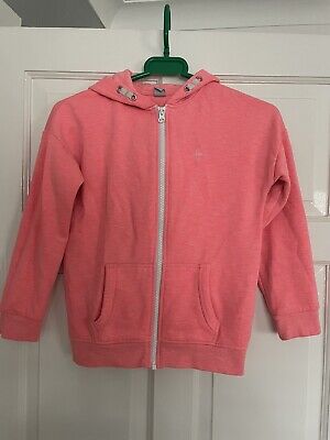 Girls TU Pink full zip hoodie Age 9 Years
