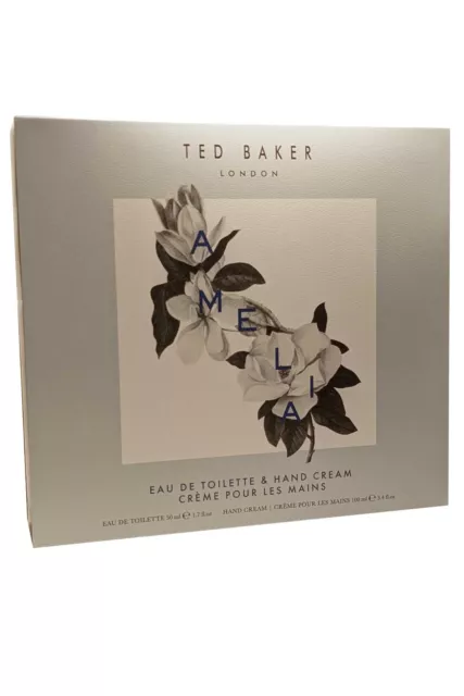 Ted Baker Amelia London EDT Spray 50ml Hand Cream 100ml Womens Fragrance Set