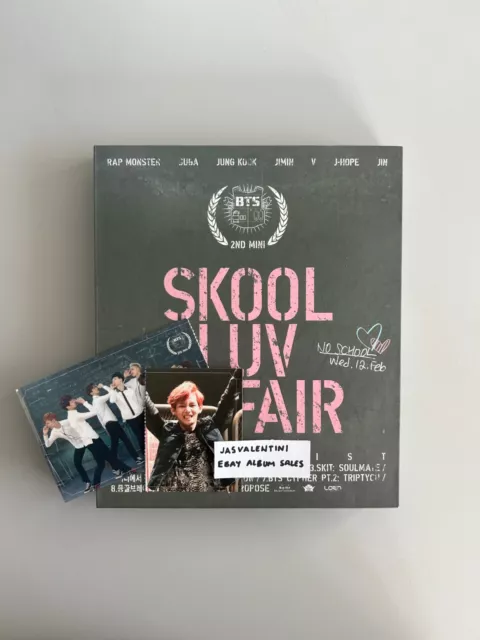 KPOP BTS Skool Luv Affair [2nd Mini Album] (V Photocard) - Good Condition