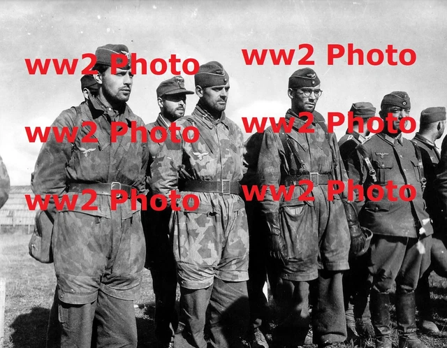 WW2 PHOTO FJ LW Normandie Utah Omaha Dday veste casque para blindé All ...