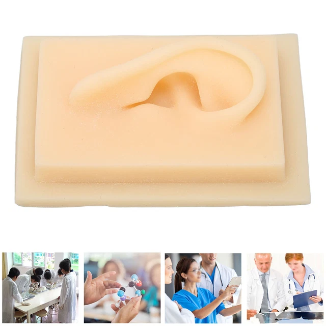 (Droite)Léger Portatif Durable 'Oreille De Silicone De Texture Brillante De