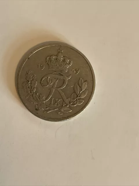 Denmark 10 Ore 1949 KM# 841 10 Øre Frederik IX Danmark Coin