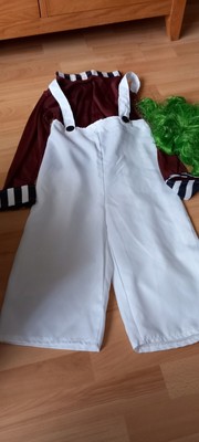 Adultos OOMPA LOOMPA Fantasia Peruca Masculina Senhoras Umpa lumpa Wonka Operário 
