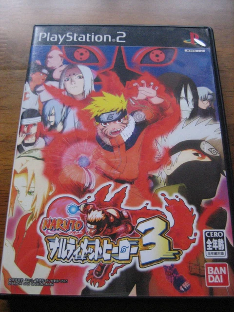 Playstation 2 PS2:Naruto - Narutimate Hero 3 [TOP MANGA] Jap