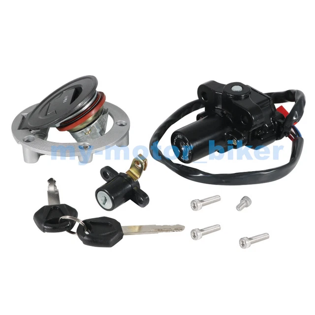 Tank Ignition Key IGNITION KEY SWITCH Fuel tank cap Lock Set for Yamaha FJ09 FZ07 15-16 ...