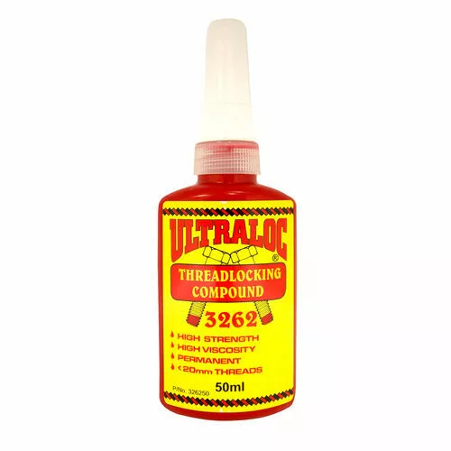 Ultraloc Threadlocking Compound Red - Anaerobic High Strength Permanent Grade -