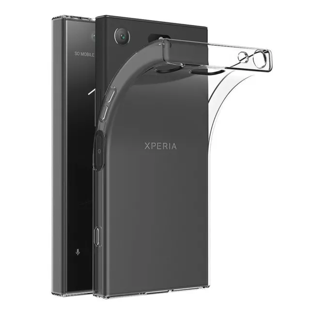 Cover Trasparente Per Sony Xperia Xz1 Compact Custodia Protezione Tpu Clear Case