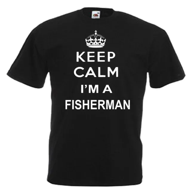 Keep Calm Fisherman Fishing Children's Kids T Shirt