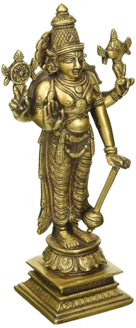 Hindu God Standing Lord Vishnu God Idol Statue Figurine Gift