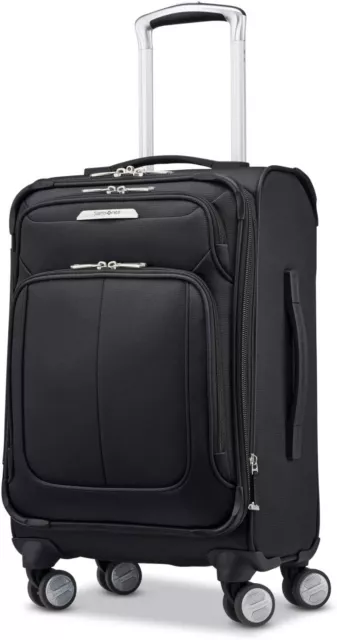 Samsonite Solyte DLX 20 inch Softside Expandable Spinner Luggage Carry On Black