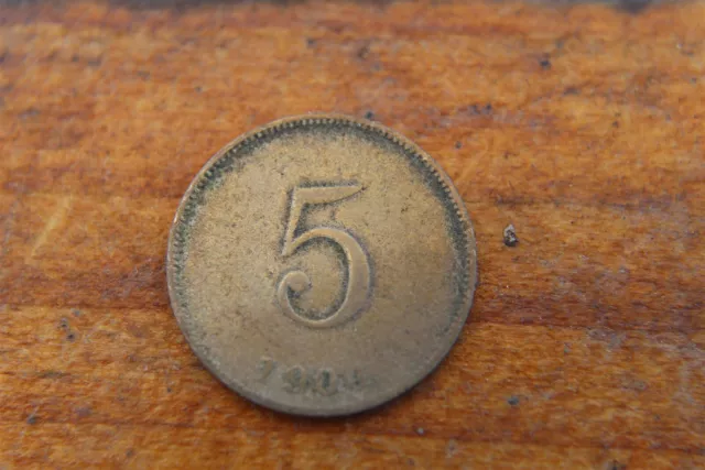 Haiti 5 Centimes 1904 Km52