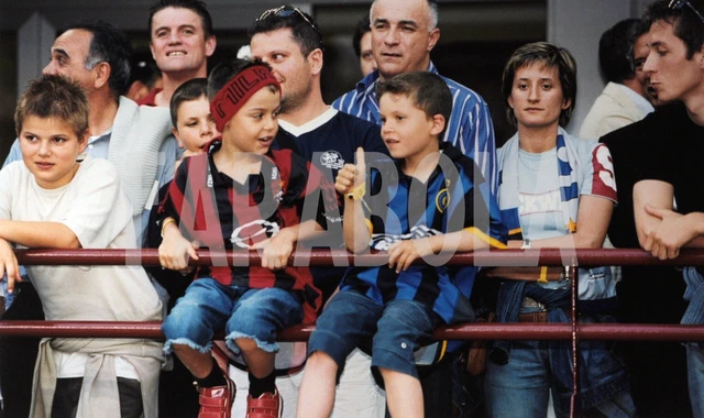 Photo Presse Vintage – Marseille Vs Milan, Donadoni 1993 – Tirage Original 24x18cm