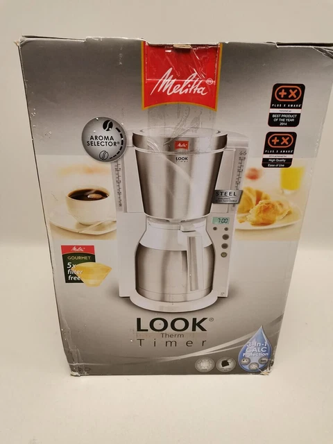 Melitta Look Therm 1011-15, Filterkaffeemaschine mit Thermkanne und Tim