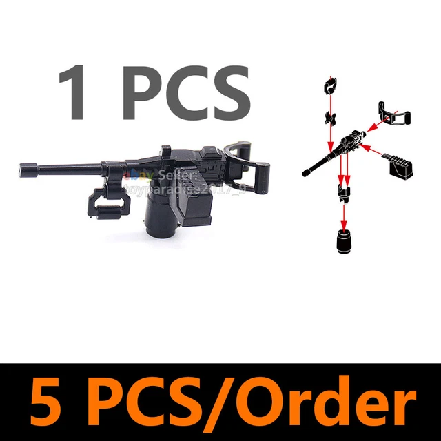 MILITARY WEAPON PACK M2 Machine Gun Rifle Rifle Building Blocks Toy