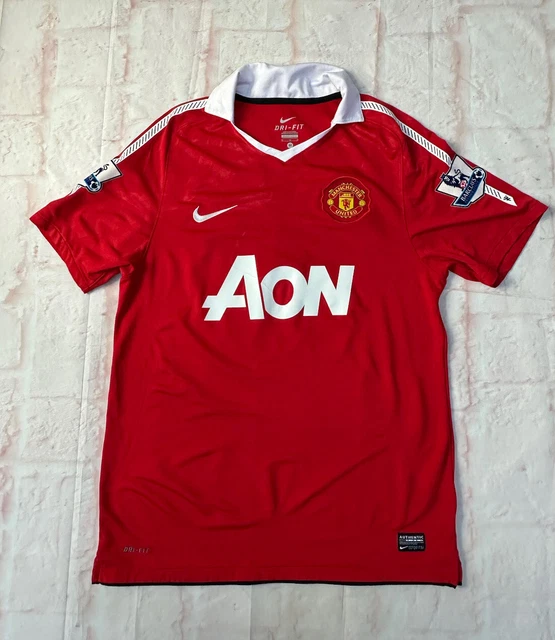 Manchester United 2010 Heimfußball Shirt Rooney Herren Medium
