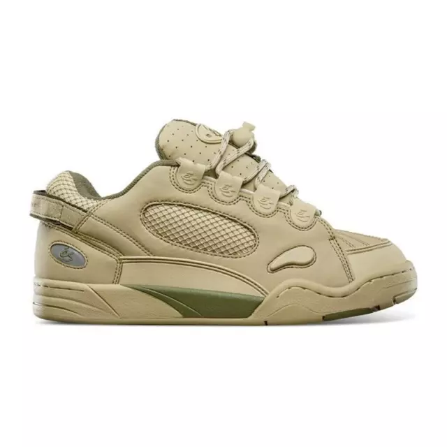 E's Muska Tan Green Skate Shoes