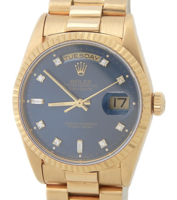 Rolex discount oro blu