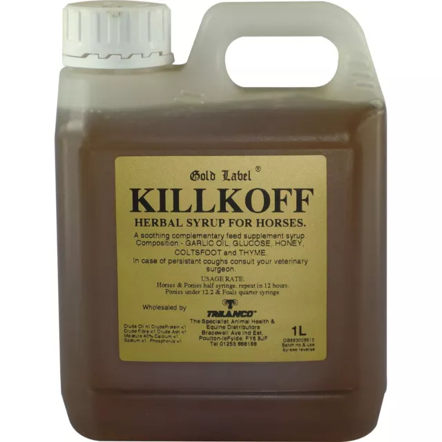 Gold Label Killkoff Herbal Syrup 1 LT