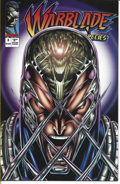 Warblade Endangered Species #3 Image Comics 1995 Bagged And Boarded