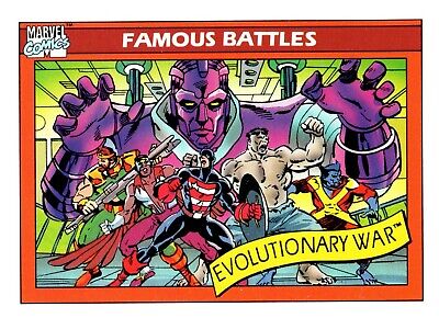 1990 Impel Marvel Universe Series 1 The Evolutionary War #103 Trading Card