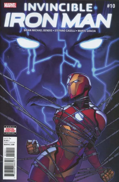 The Invincible Iron Man #10 Main Cover 2017, Marvel NM