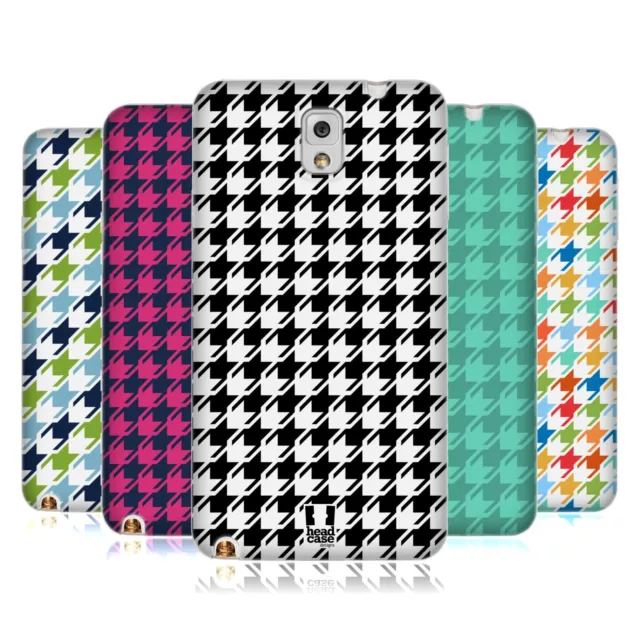 Head Case Designs Houndstooth-Patterns Soft Gel Case For Samsung Phones 2