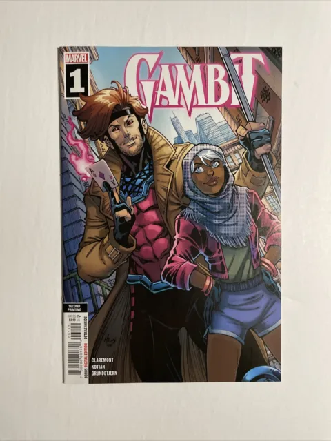 Gambit #1 (2022) 9.4 NM Marvel High Grade 2nd Print Variant Comic Book Nauck