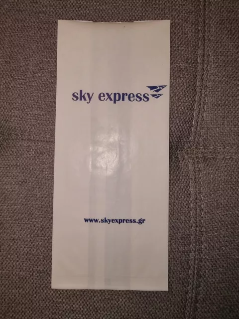 Air Sickness Bag Kotztüte Sky Express