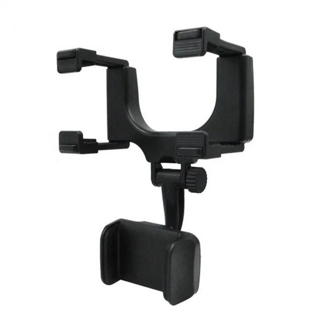 360° Car Rear View Mirror Mount Stand Holder Universal Fit For Cell Phone GPS