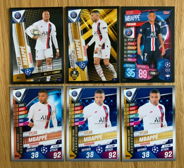 TOPPS MATCH ATTAX Champions League 2023 2024 Lot De 9 Cartes 100 Club