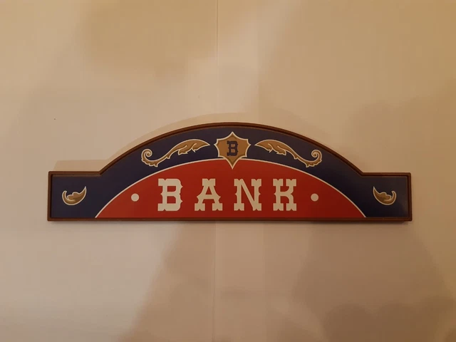 Lot Playmobil Western - Façades De Maison Bleue (3421) Et De Banque Jaunie (3422), Occasion.