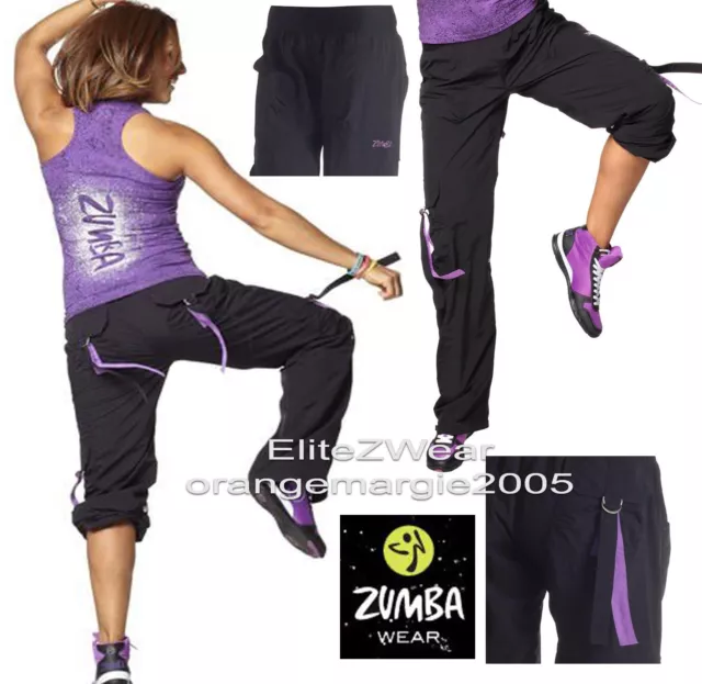 ZUMBA DANCE FITNESS CARGO Jogger PANTS Logo Belt ZGreen - Harrods U.K  Convention $89.99 - PicClick