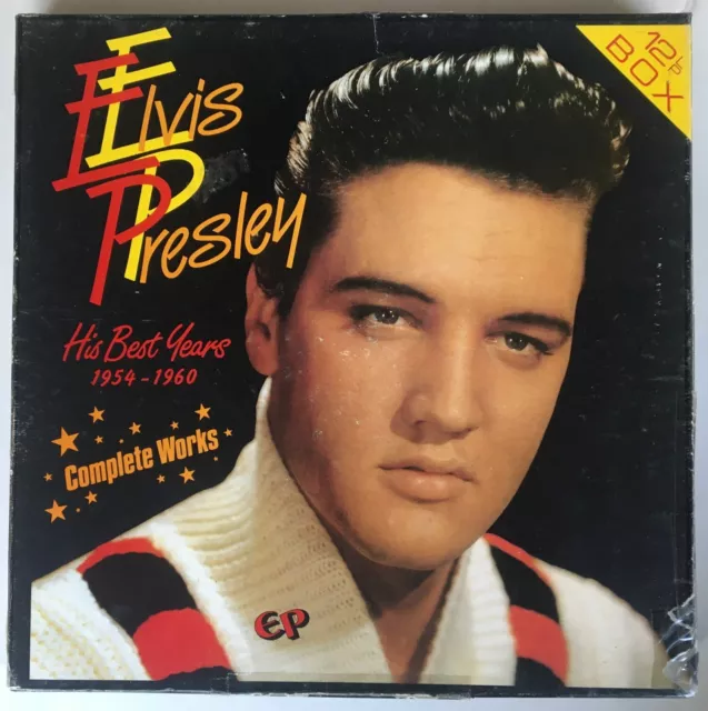 Elvis Presley His Best Years 1954-1960 12Lp Box Complete Works