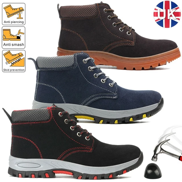 MENS WATERPROOF SAFETY Work Boots Steel Toe Cap Casual Shoes Trainers