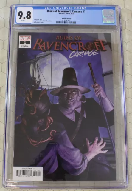 RUINS OF RAVENCROFT: CARNAGE #1 CGC 9.8 Variant (2020) 1st app Cortland Kasady !