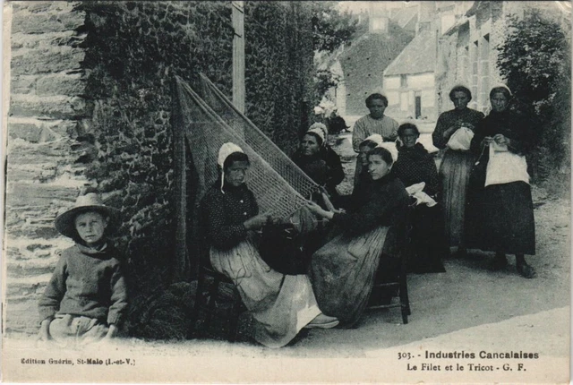 CPA Cancale Le Filet et le Tricot (1236379)