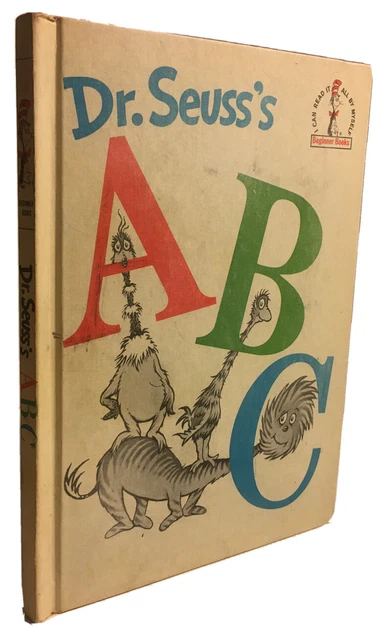 1963 DR. SEUSS'S ABC ~1st Edition ~ Vivid Illustrations ~ A Beginner ...