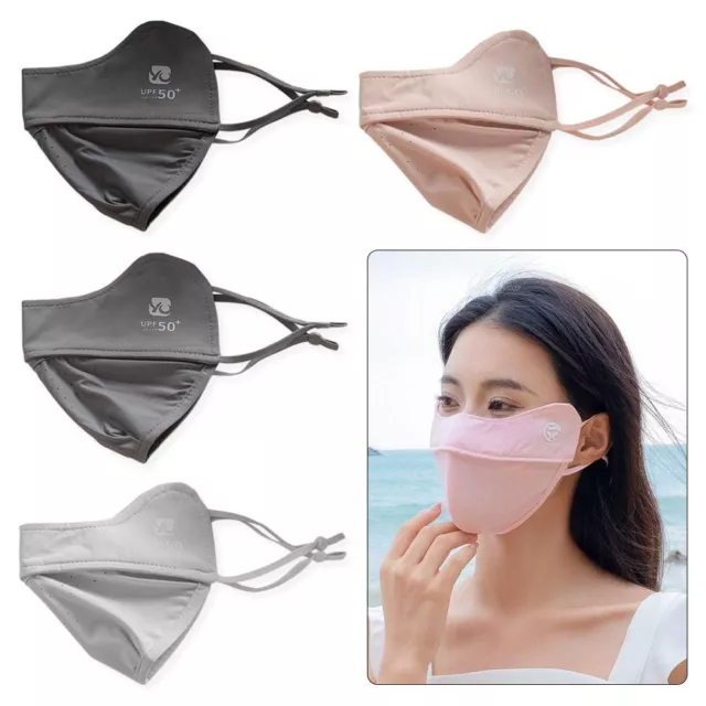 1Pcs Anti-UV Face Mask Ice Silk Summer Sunscreen Mask New Face Shield