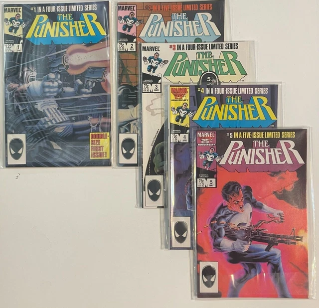 The Punisher limited series #1-5 Near Mint! The Punisher limited series #1-5 Near Mint!