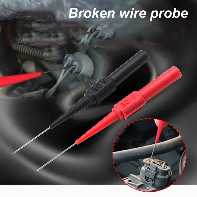 Insulation Piercing Needle Pin Multimeter Piercing Needle Probe for Banana Plug