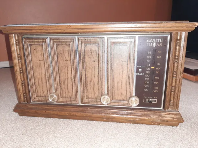 Vintage Zenith Cabinet Radio