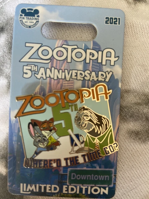 Destination Zootopia Pin DISNEY ZOOTROPOLIS ENAMEL Pin Badges Judy Hopps + Nick Wilde From ...