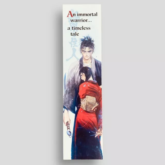 Blade Of The Immortal Hiroaki Samura Promotional Bookmark Collectible