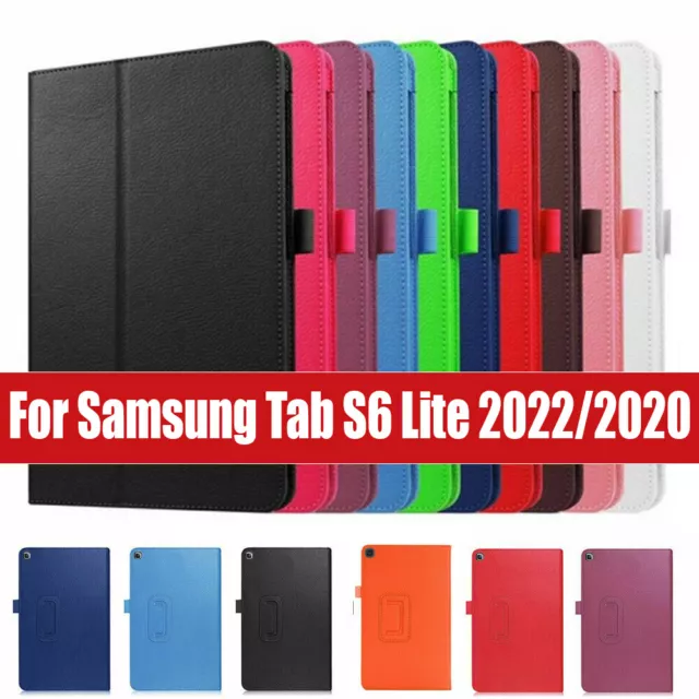 Leather Case For Samsung Tab S6 Lite 10.4" 2022-2020 P610 Flip Stand Smart Cover