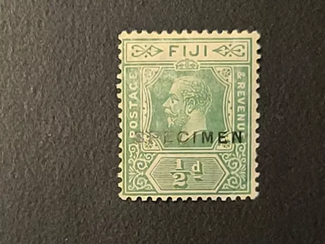 Fiji Specimen Stamp KGV Half Penny 1/2d Mint Nice FIJI Specimen Stamp