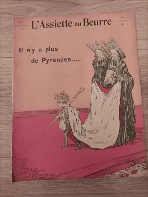 L'Assiette au beurre 1905 n°211 Il n'y a plus de Pyrénées Rapegno