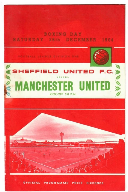 Photo Encadrée Signée - Équipe Manchester United 1964-65 - 16x16 Autographe